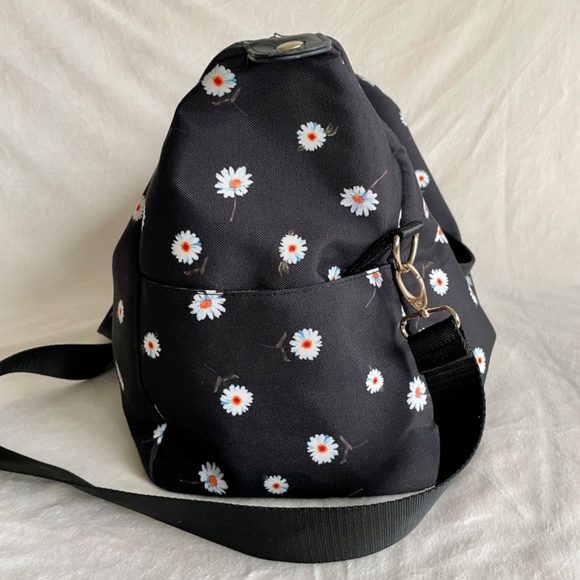 Alice + Olivia Daisy Print Duffle Bag Tote by Stacey Bendet - Picture 7 of 16